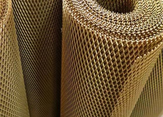 Plain Decorative Expanded Metal Mesh Sheet T304 4.0mm Thickness 2.5m Width